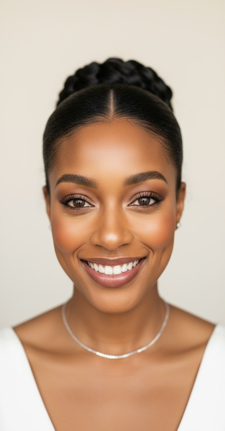 After Hair Bun Hairstyle For Wedding